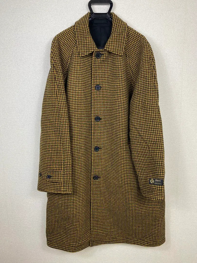 supreme reversible houndstooth overcoat