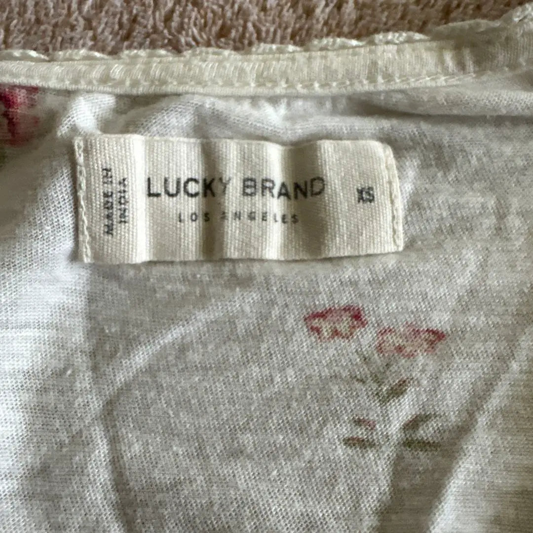 LUCKY BRAND XS Tank Top Floral Pattern