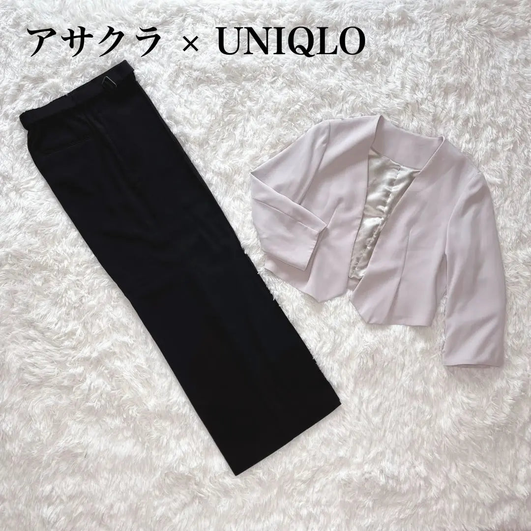 Unused grade✨Asakura x Uniqlo Setup No-collar Pants Suit L size