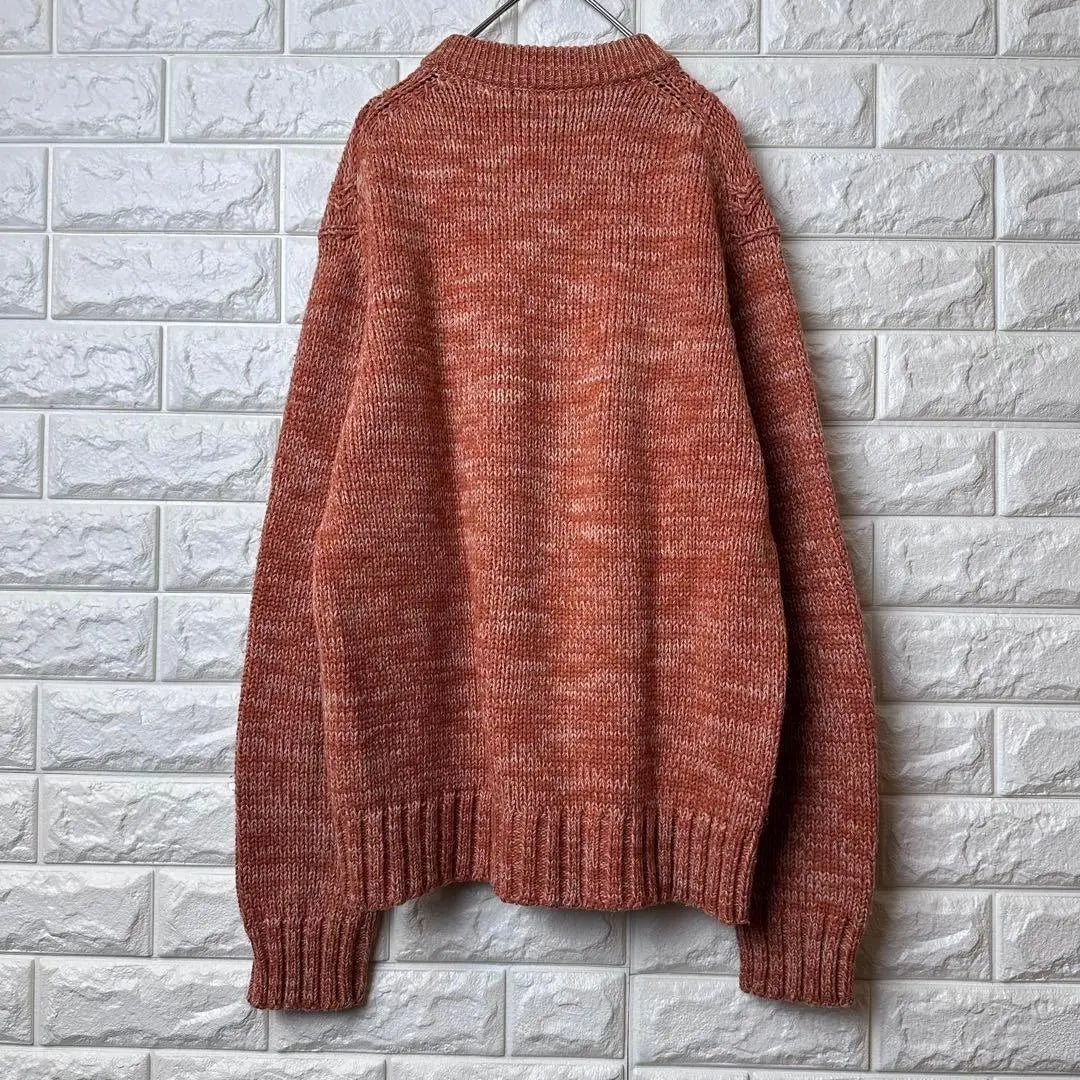 X46 [Brian MacNeil] Knit Sweater [Men's M] Orange