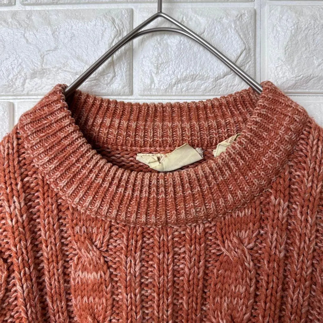 X46 [Brian MacNeil] Knit Sweater [Men's M] Orange