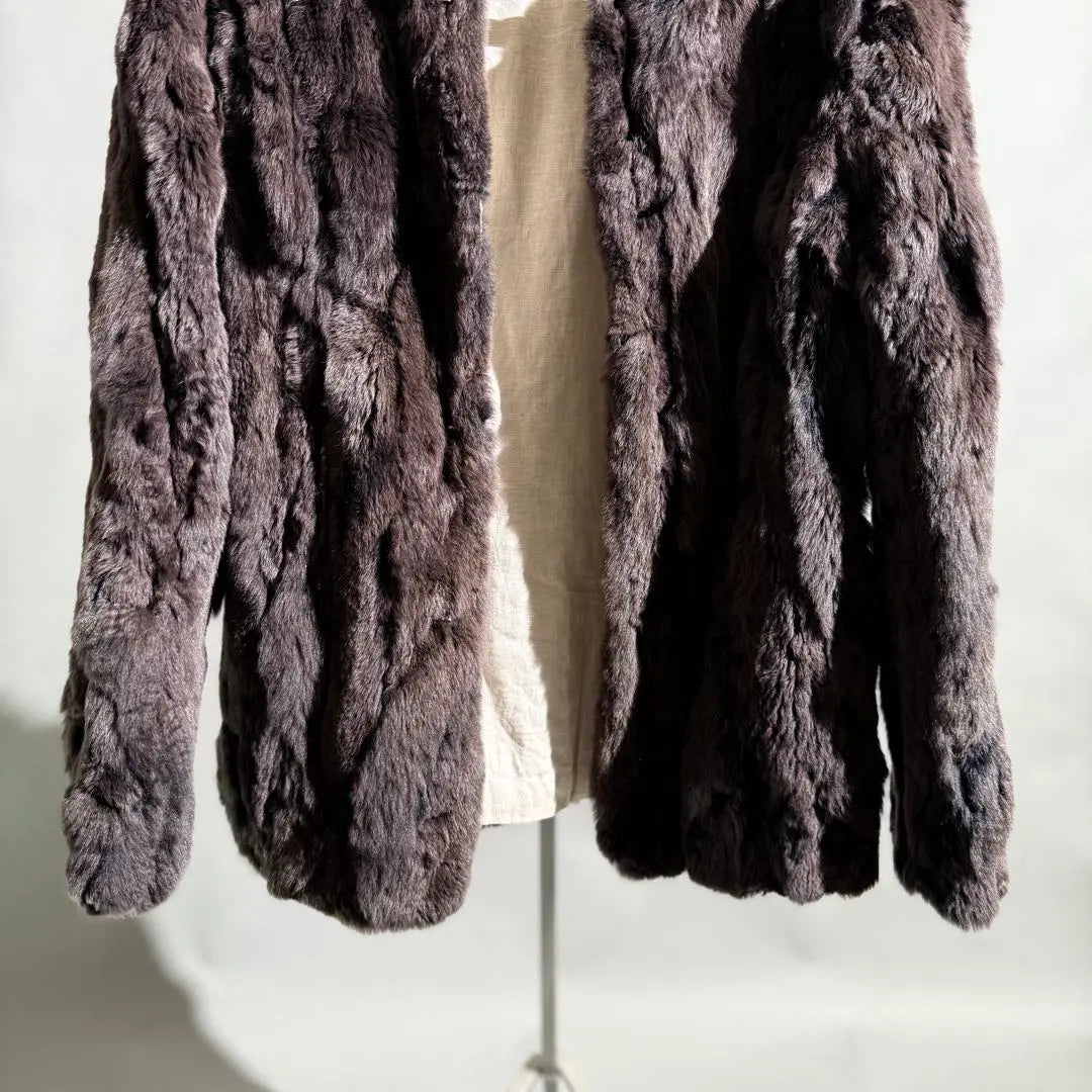 08sircus Archive Rex Fur Liner Jacket 46 Black