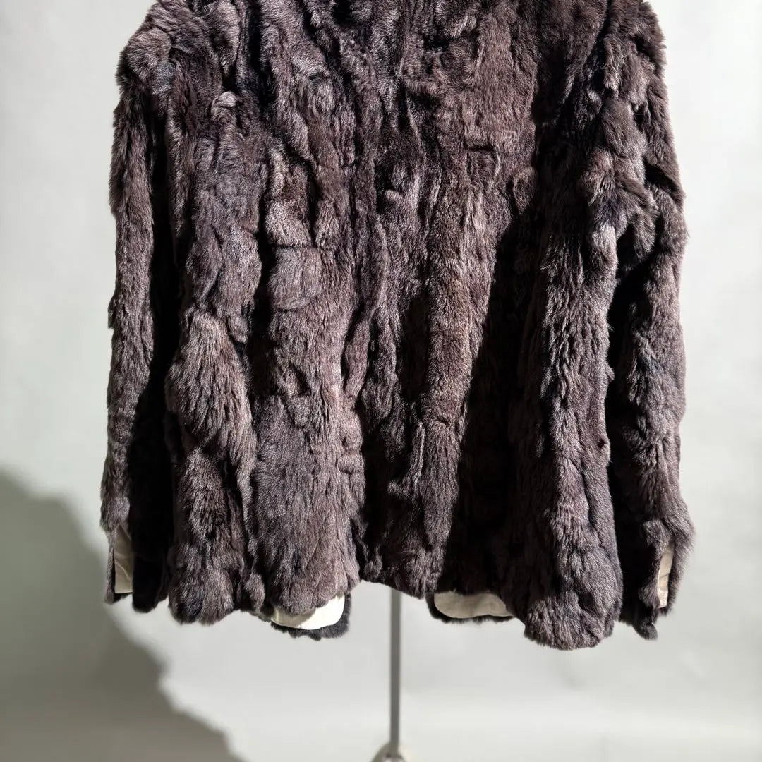 08sircus Archive Rex Fur Liner Jacket 46 Black