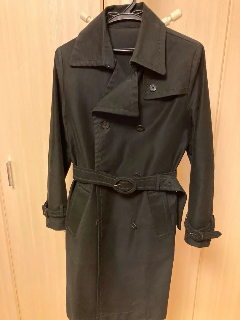 SALE❣️DGRACE Black Trench Coat Women