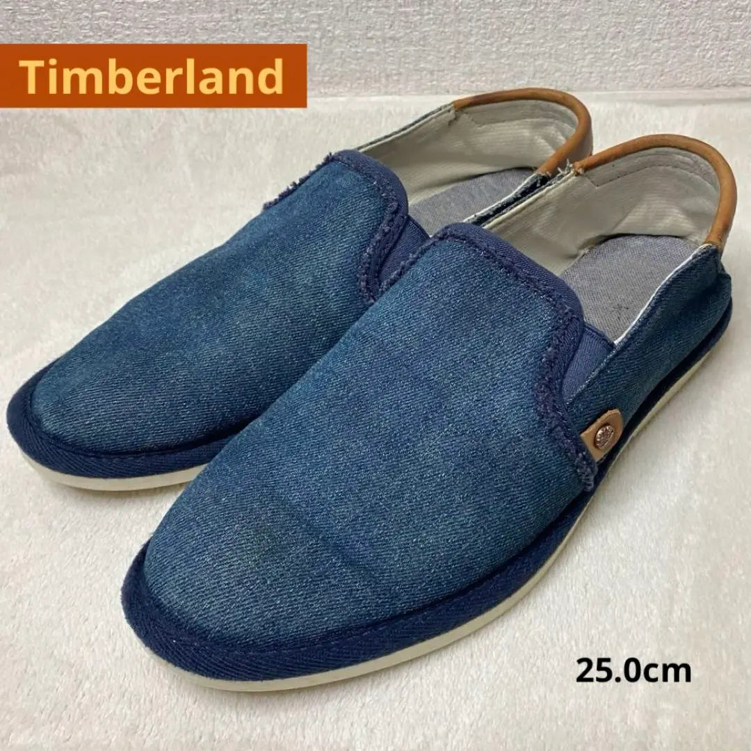 Timberland Slip-on Denim Leather 25cm