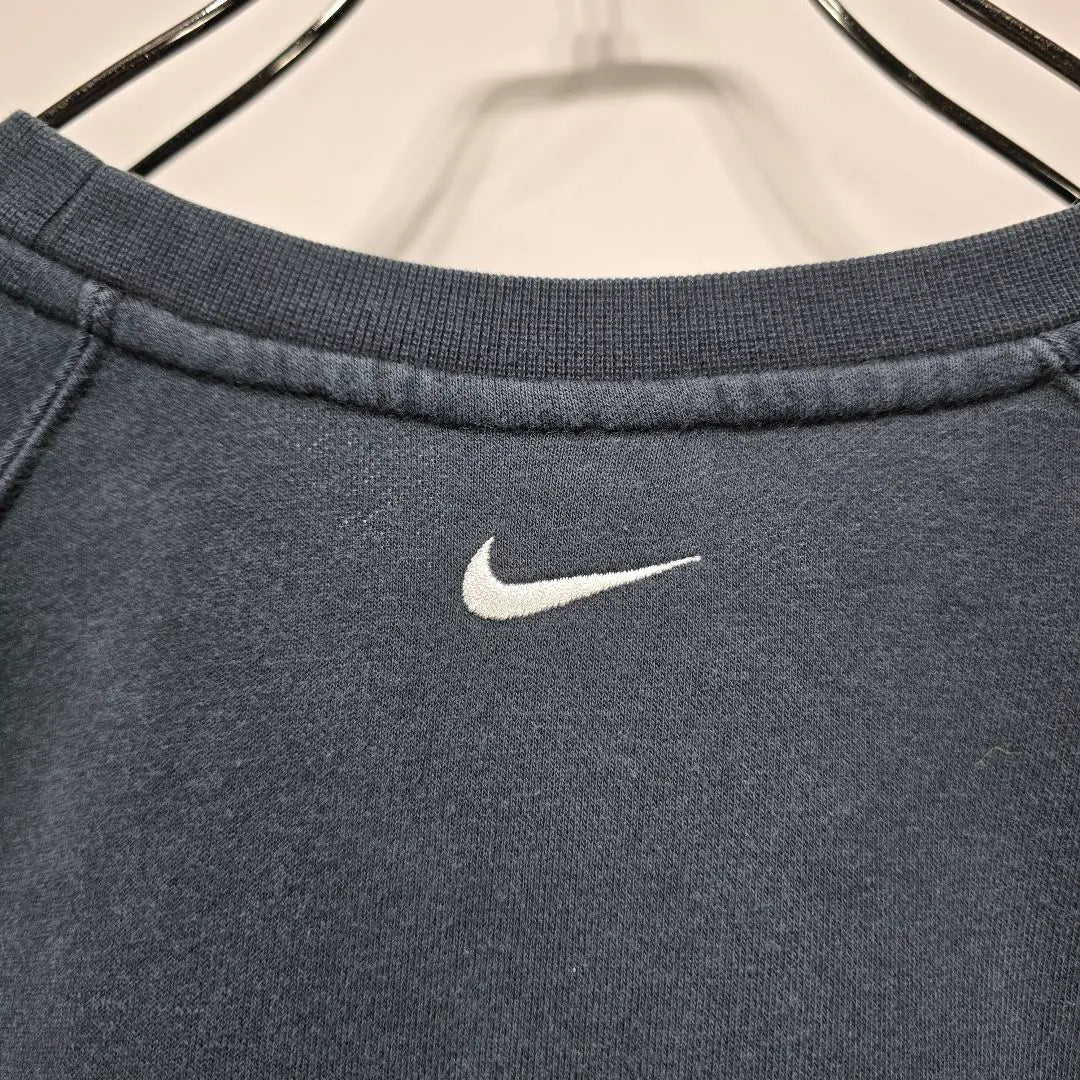 NIKE French Terry Sweatshirt S Embroidered Logo Back Logo Old clothes