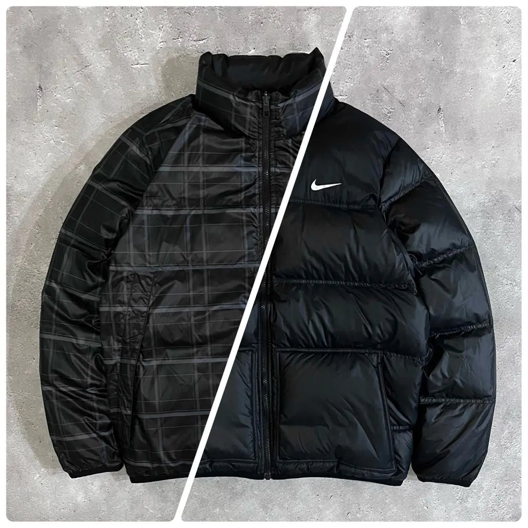 NIKE Reversible Down Jacket Black Nupushi 550 Phil Power | NIKE リバーシブル ダウンジャケット ブラック ヌプシ 550フィルパワー