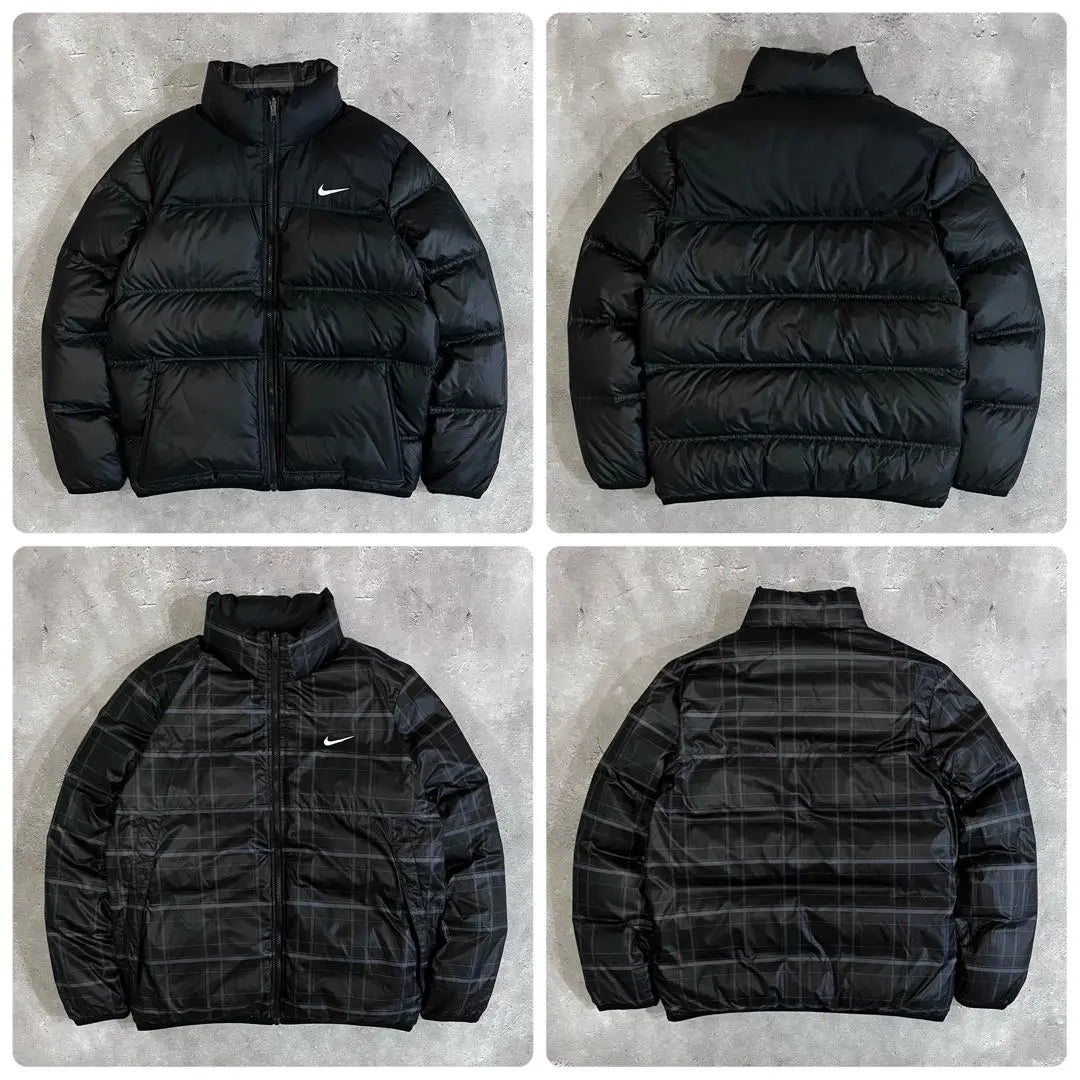 NIKE Reversible Down Jacket Black Nupushi 550 Phil Power | NIKE リバーシブル ダウンジャケット ブラック ヌプシ 550フィルパワー