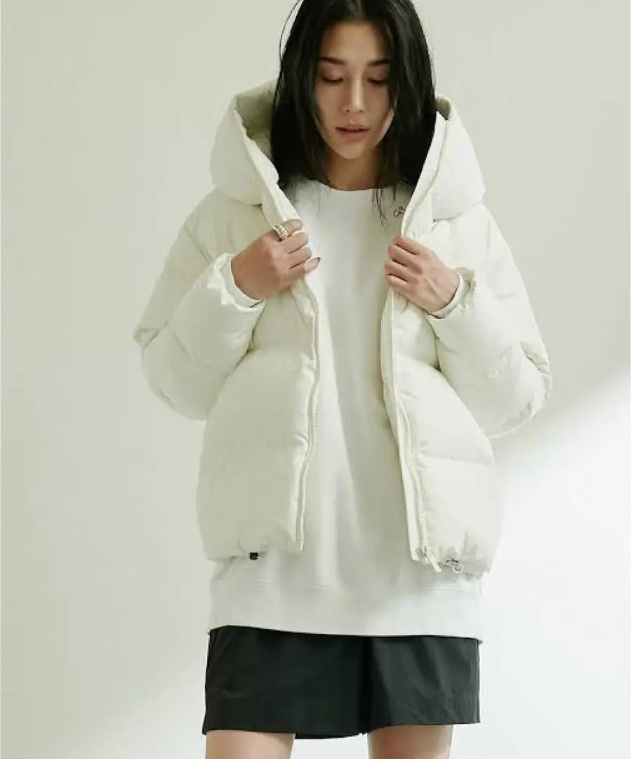 [Bacon] Down jacket/New Cloud White