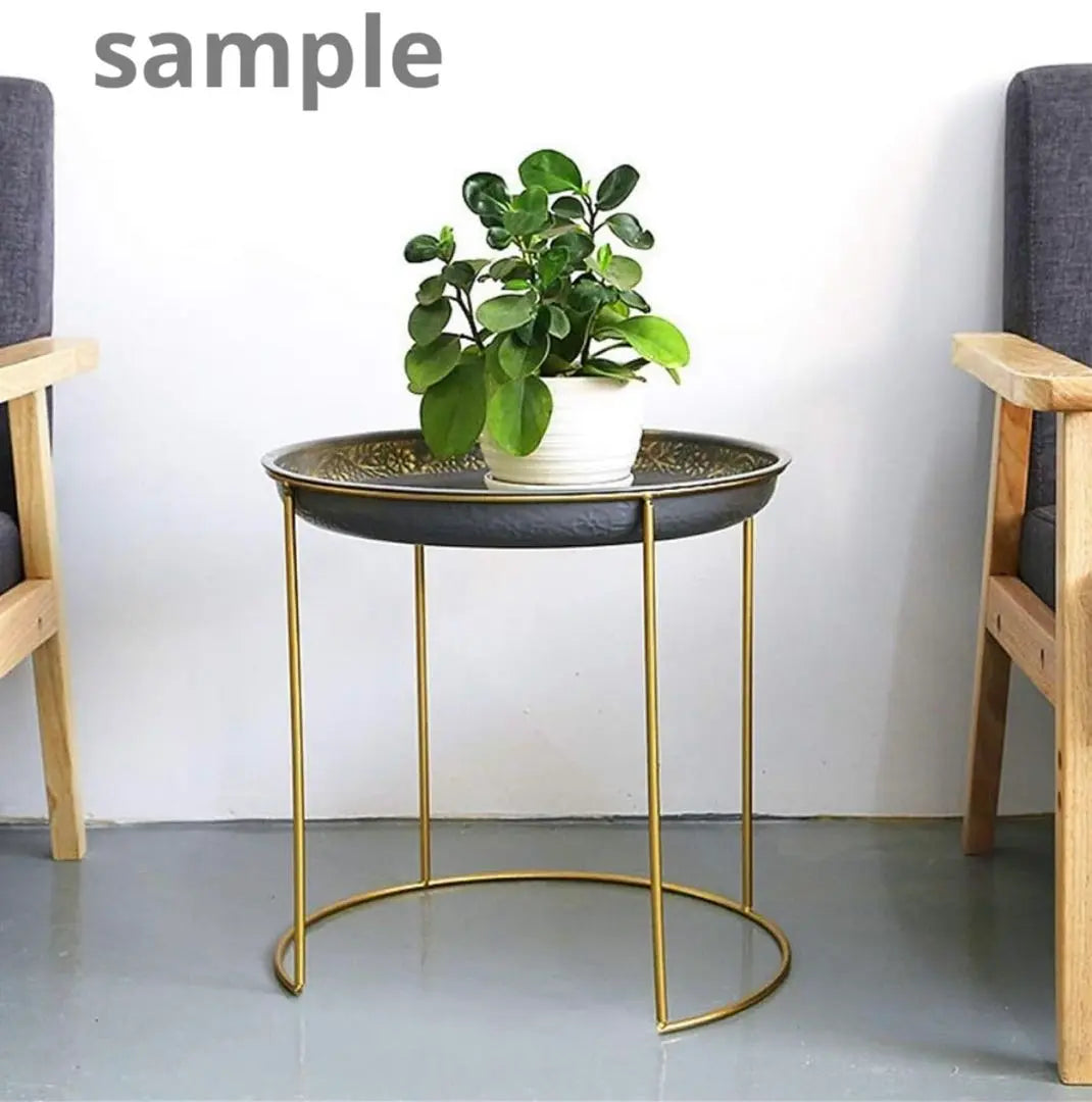 Metal tray side table | メタルトレイ サイドテーブル