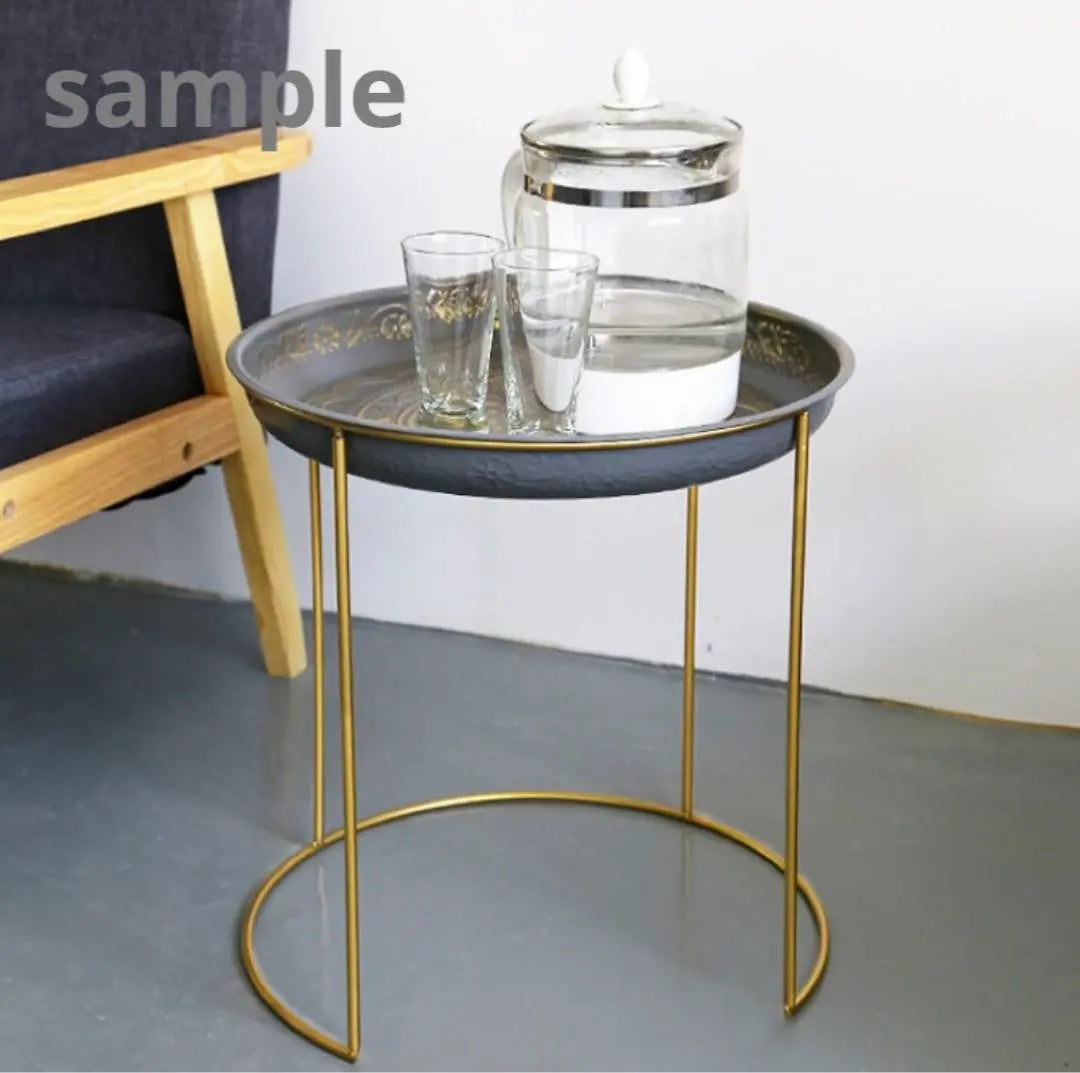 Metal tray side table | メタルトレイ サイドテーブル