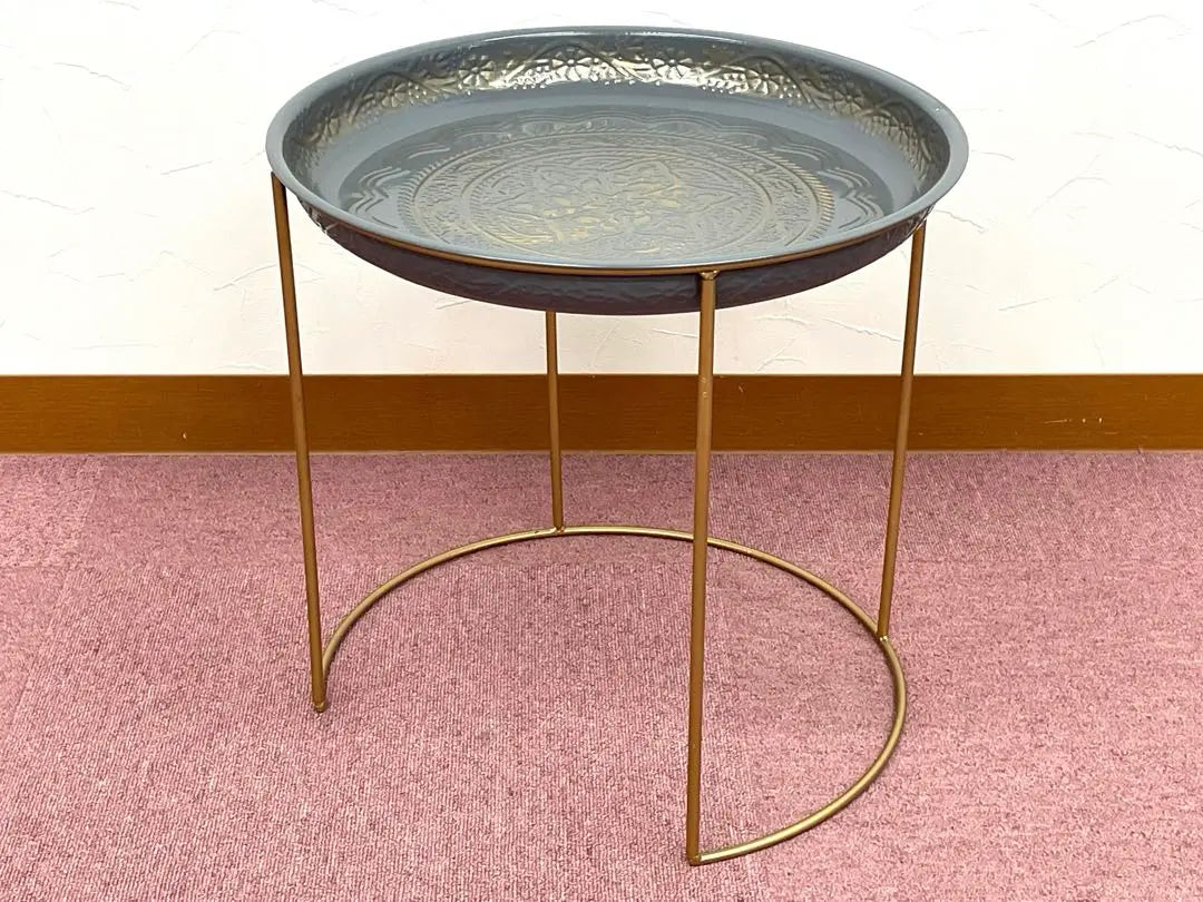 Metal tray side table | メタルトレイ サイドテーブル