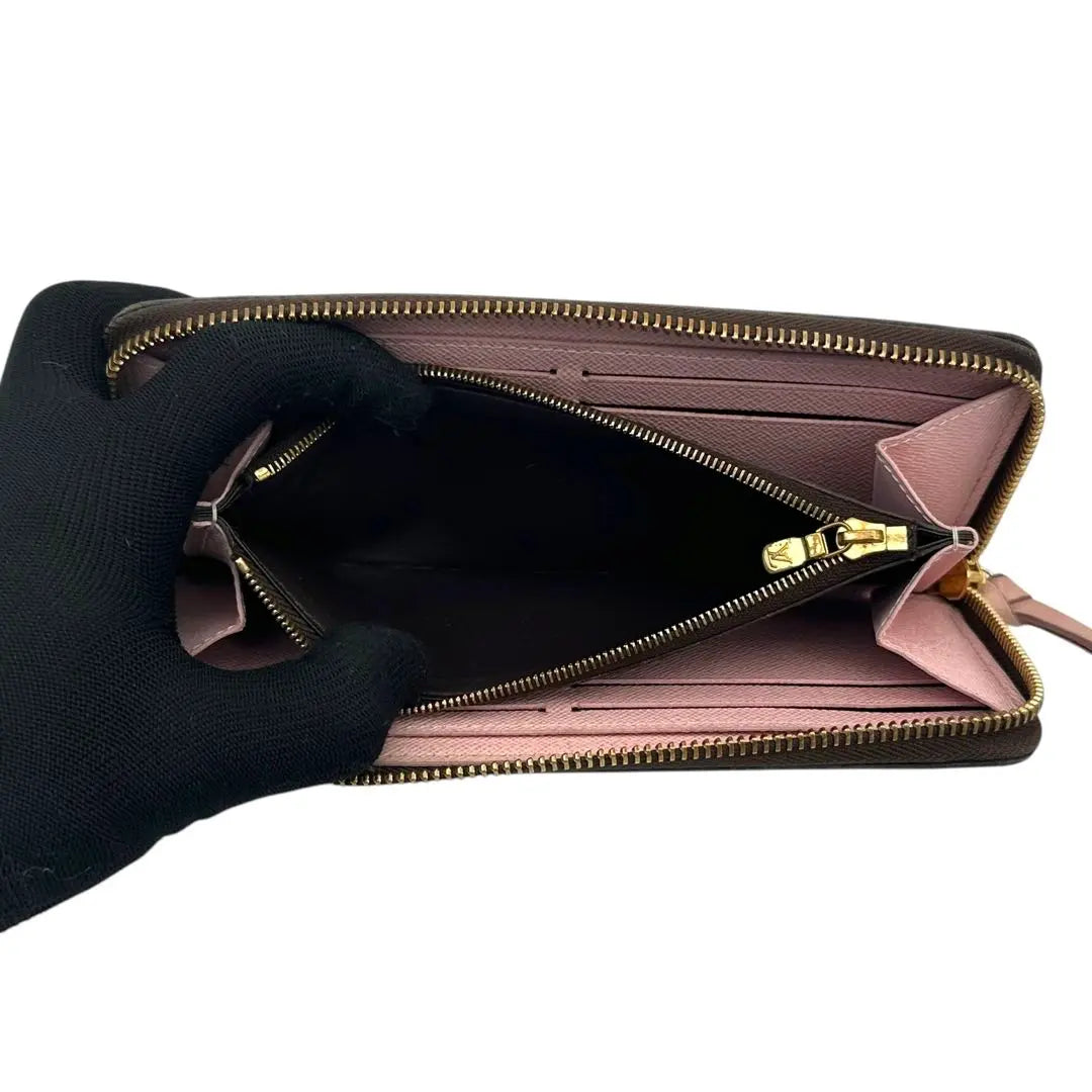 Low feeling of use Louis Vuitton Rose Ballerine Portofoille Clemance B71