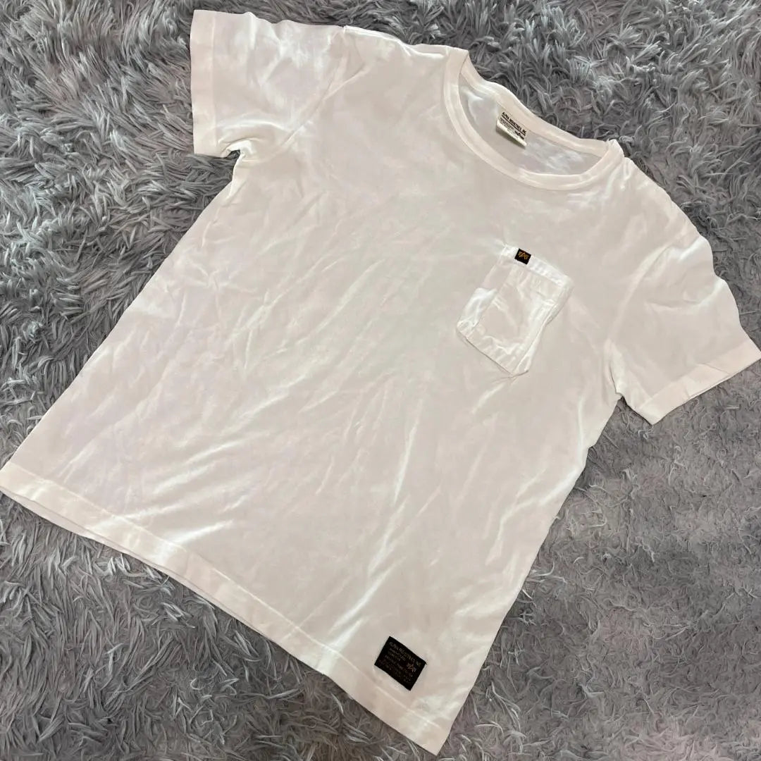 ✨ Beautiful condition✨ ALPHA INDUSTRIES INC White T-shirt Size M