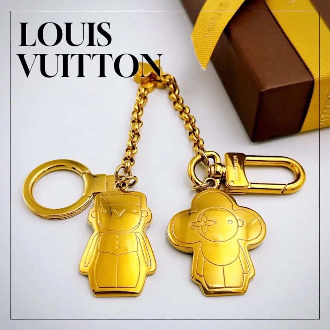 ❤️Sale❤️ Louis Vuitton Vivienne Gaston BFF Charm Keychain