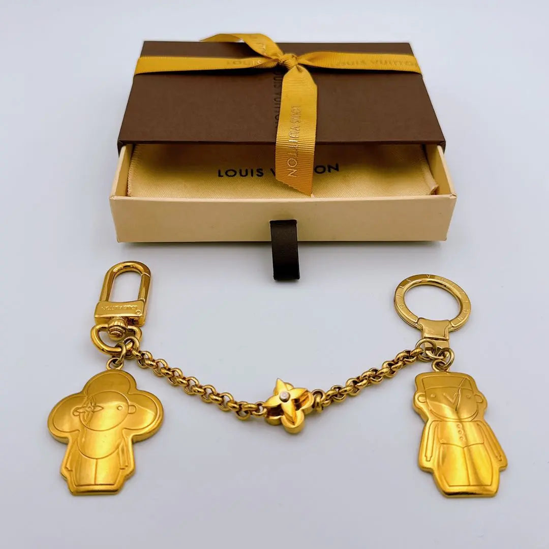 ❤️Sale❤️ Louis Vuitton Vivienne Gaston BFF Charm Keychain