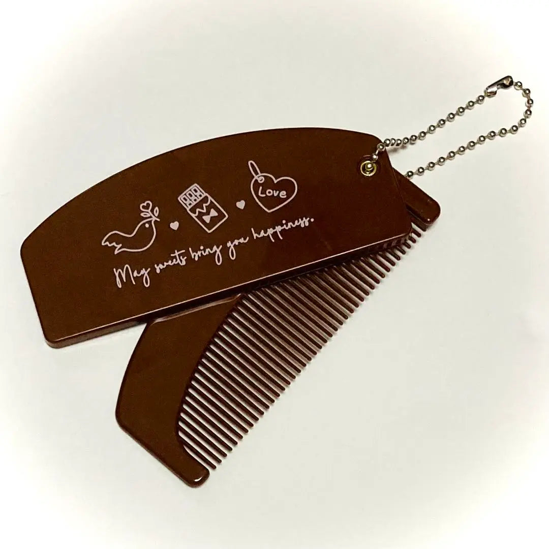 ♥ Not for sale♥ 《Comb with mirror》2-piece set (ball chain included)