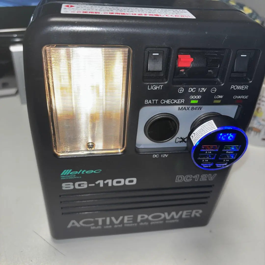 Meltech SG-1100 Portable power supply DC12V