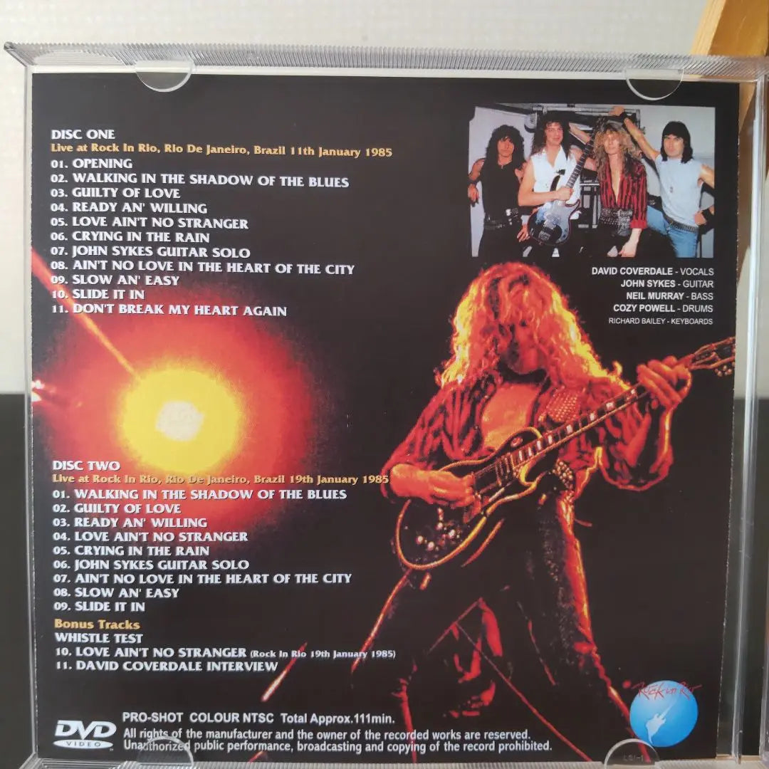 [Pirate Disk] Whitesnake Rock in Rio 1985 DVD2 set