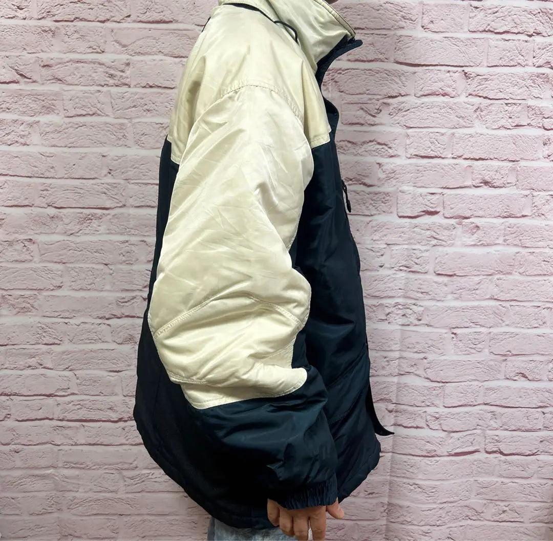 [☆ Outstanding stylish feeling ☆] Schott Down Jacket XL White Difficult to obtain one point | 【☆お洒落感抜群☆】SCHOTT ダウンジャケット XL 白 入手困難 一点物