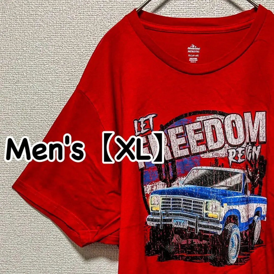 HD80 [Importación de EE. UU.] Camiseta de manga corta [Talla XL para hombre] Roja