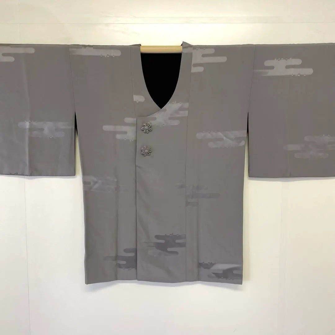 [Uso] 19158o Abrigo Cuello Chiyoda Usos como ropa de luto Kimono reversible para servicios conmemorativos