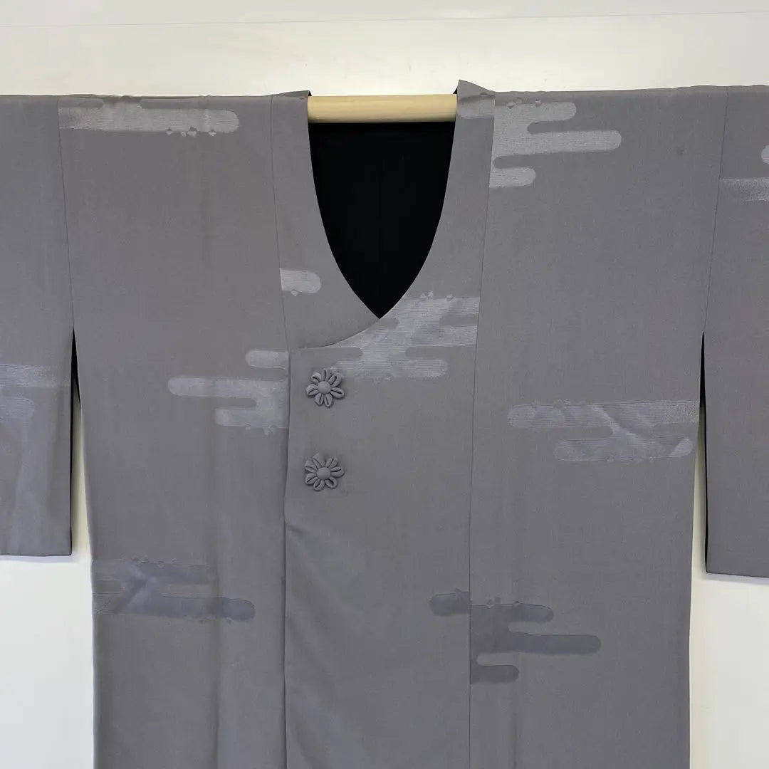 [Uso] 19158o Abrigo Cuello Chiyoda Usos como ropa de luto Kimono reversible para servicios conmemorativos