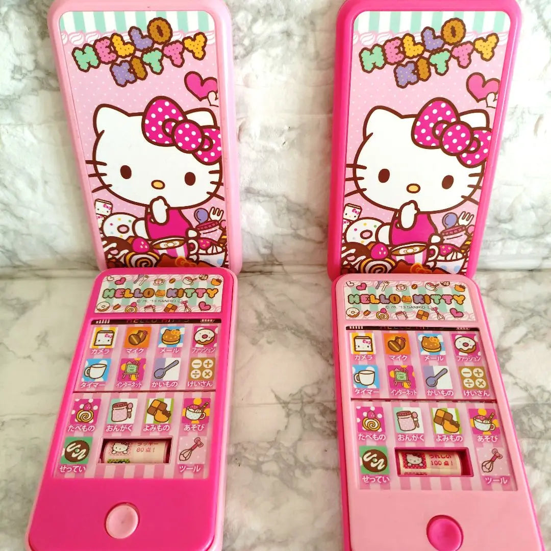 Juego de 2 juguetes para teléfonos inteligentes de Hello Kitty, juguete educativo para jugar con Sanrio