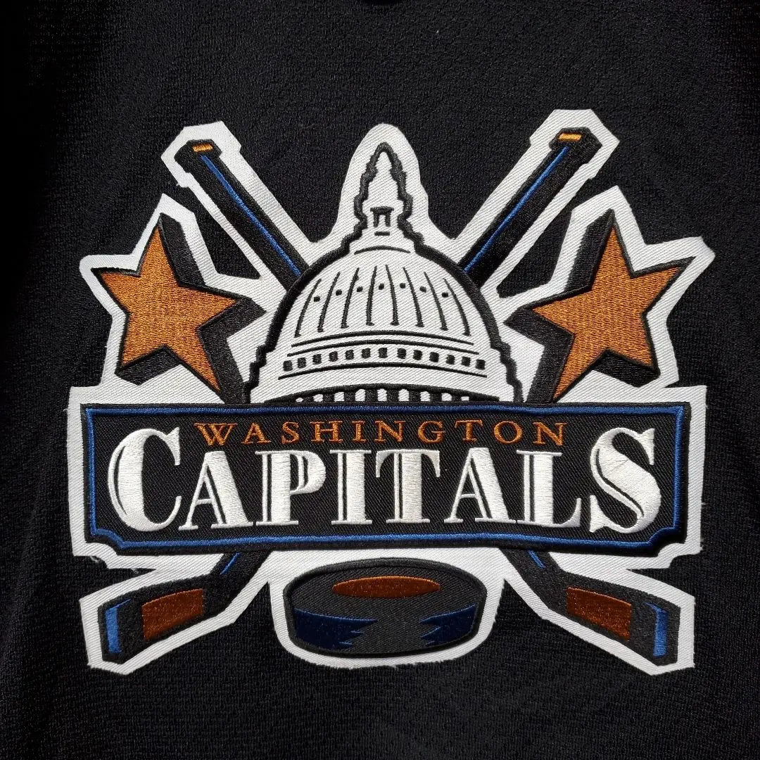 219☆KOHO☆NHL Capitals☆Game Shirt☆Team Logo Embroidery☆Made in Canada