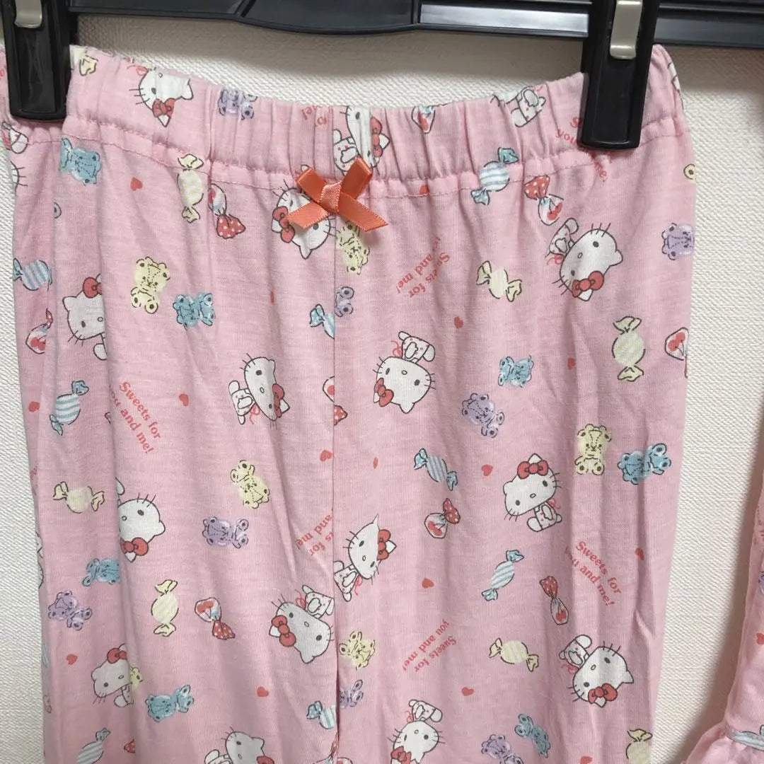 SANRIO Pijama original Sanrio Orior pantalones largos superiores/sobre la manga | Sanrio Originalサンリオオリジナル パジャマ上下 半袖 長ズボン