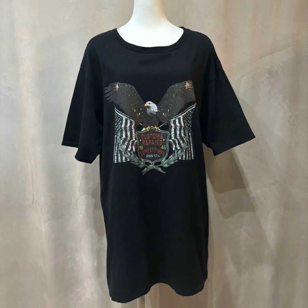 UNGRID Anglid Eagle Print Big Tee | Ungrid アングリッド イーグルプリントビッグTee