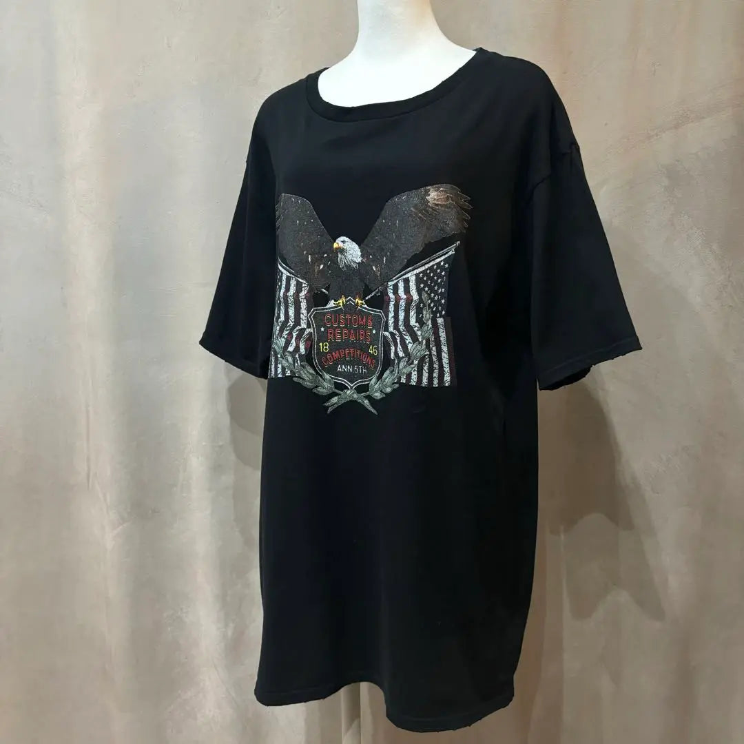 UNGRID Anglid Eagle Print Big Tee | Ungrid アングリッド イーグルプリントビッグTee