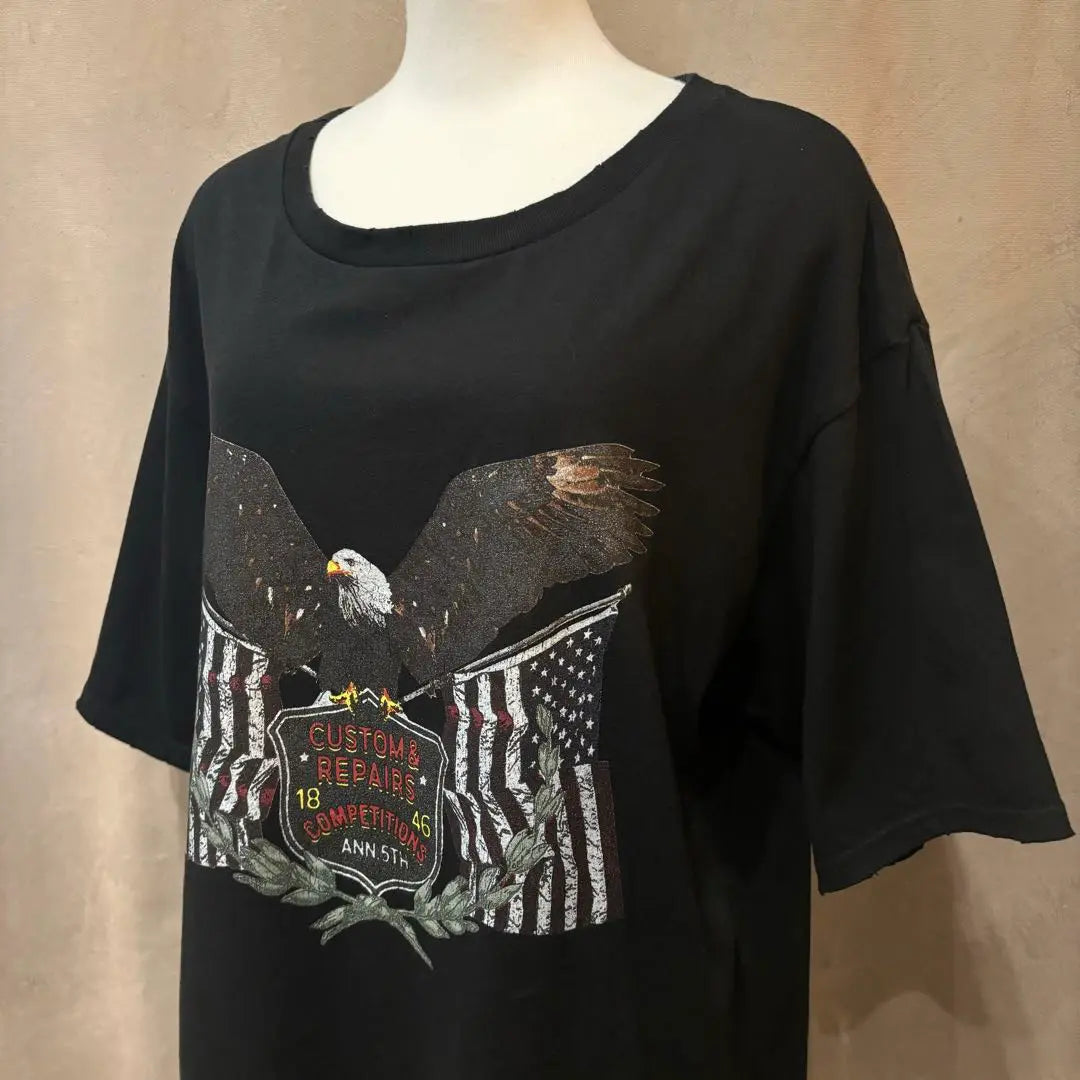 Camiseta grande con estampado de águila angular de UNGRID | Camiseta Ungrid