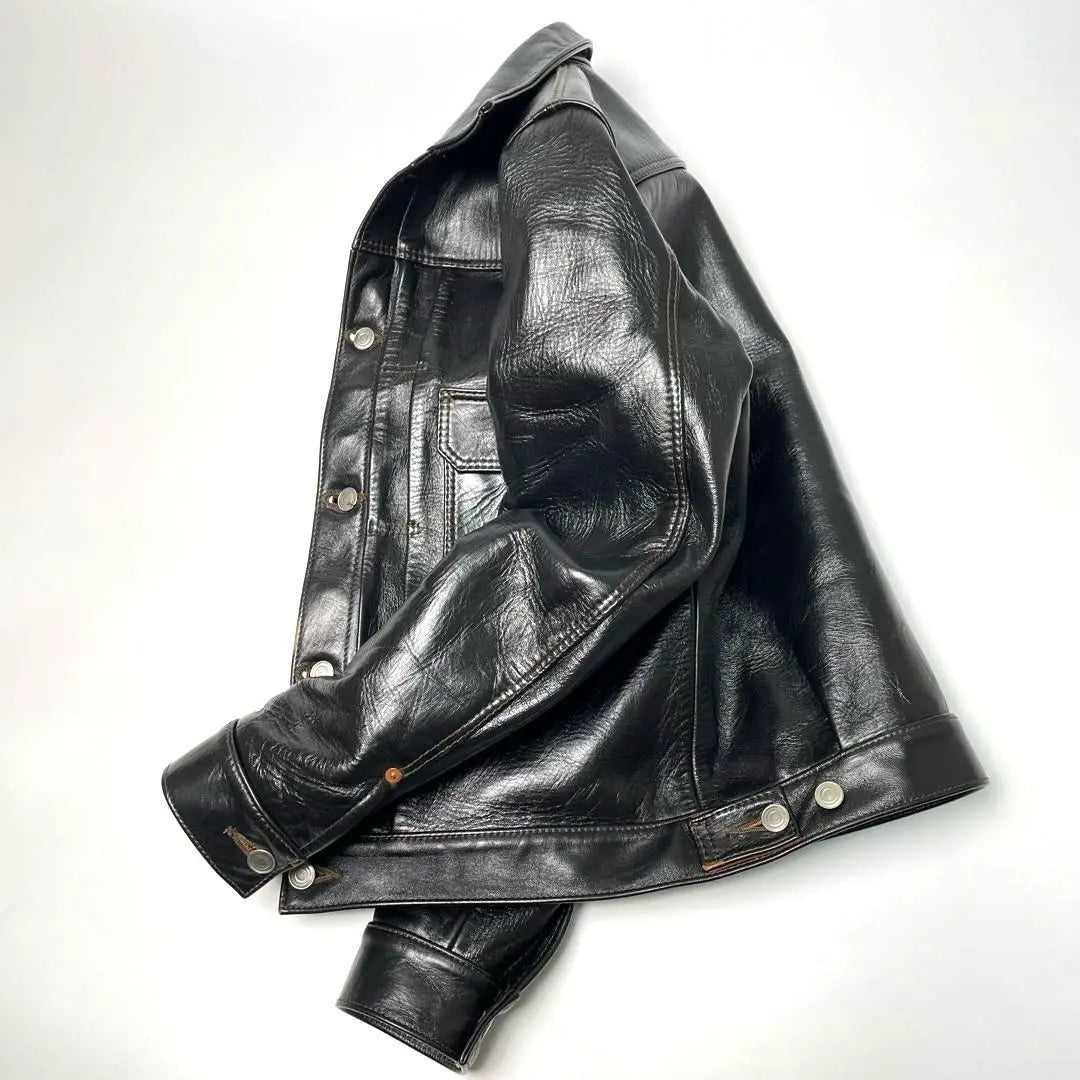 [Rare] HIGH LARGE LEATHERS Leather Jacket 2ND Horse Leather