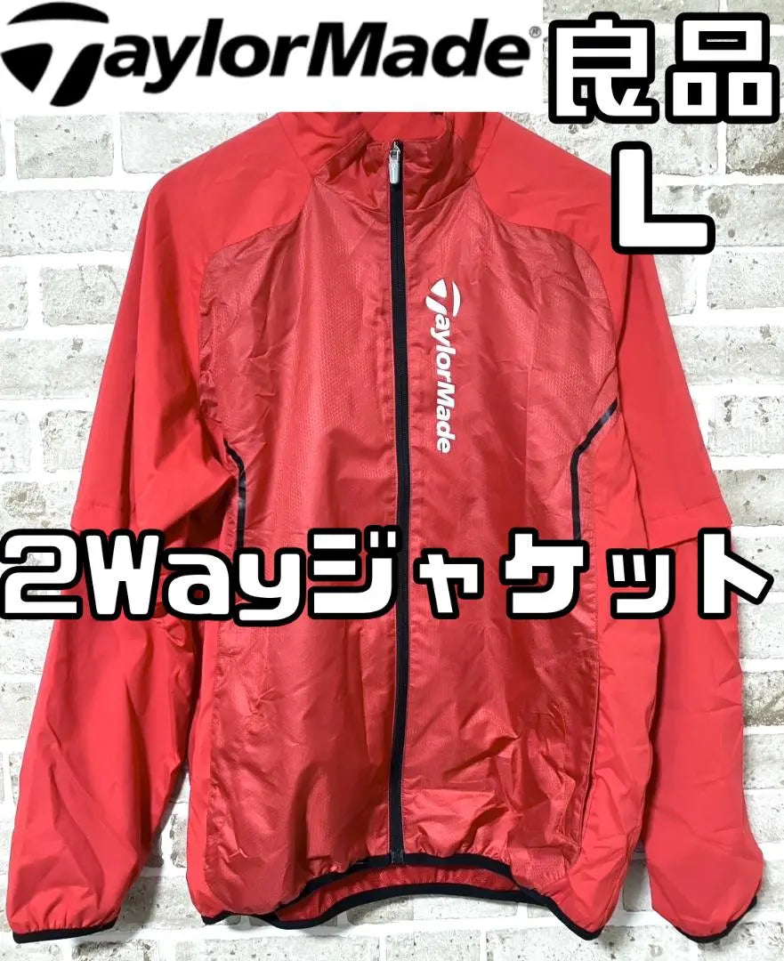 [Within 24 hours/anonymous delivery] TaylorMade Men's 2-Way Jacket L Size