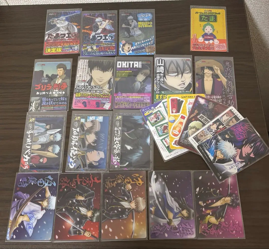 Venta al por mayor de chicles con forma de tarjeta Gintama