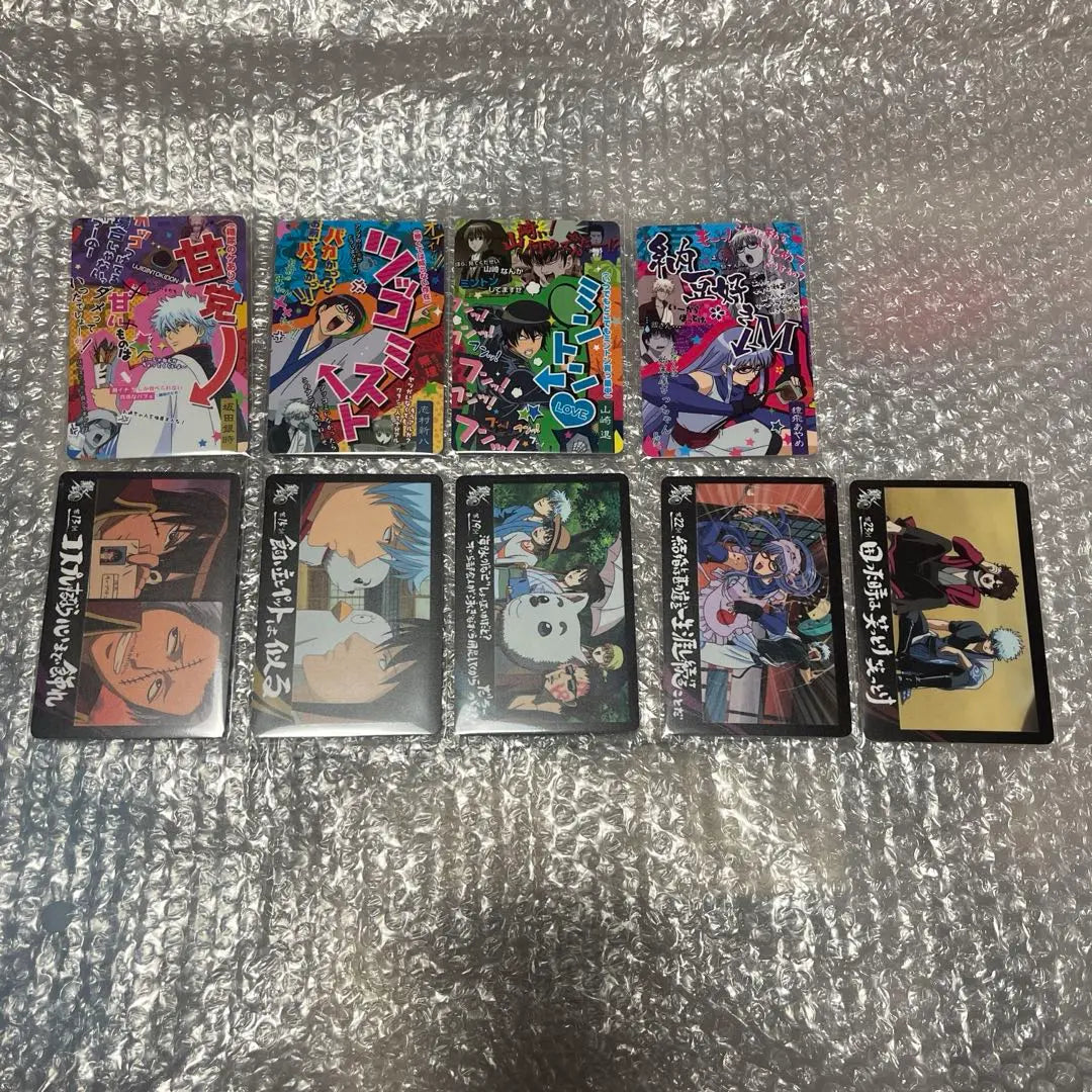 Venta al por mayor de chicles con forma de tarjeta Gintama