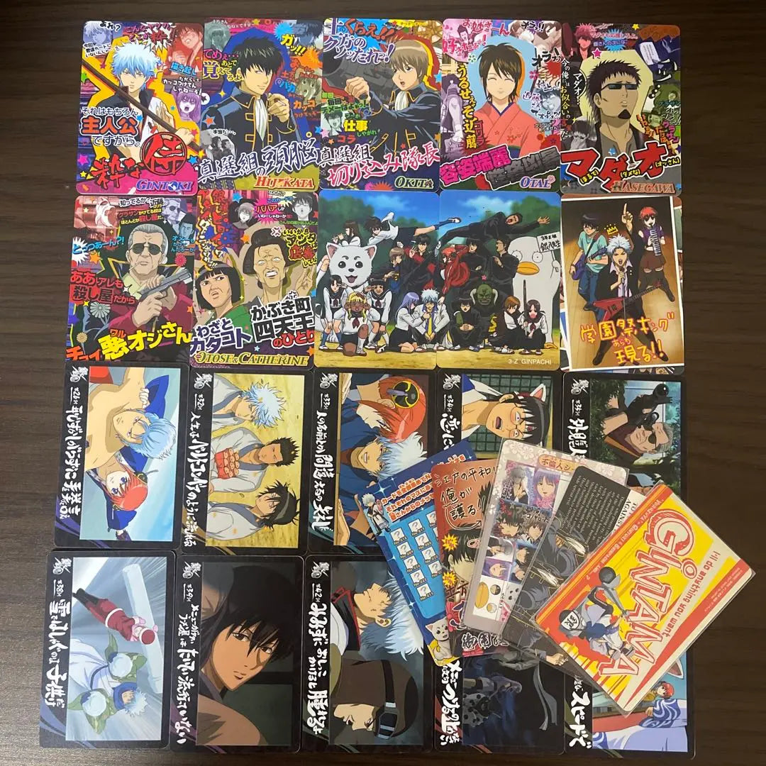 Venta al por mayor de chicles con forma de tarjeta Gintama