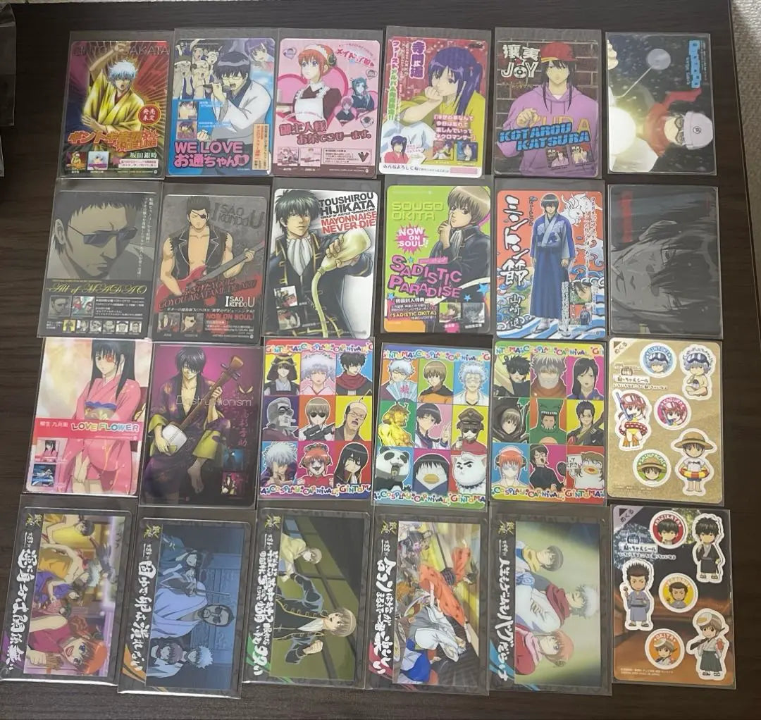 Venta al por mayor de chicles con forma de tarjeta Gintama