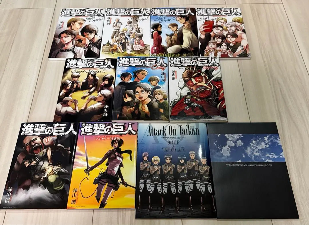 Attack on Titan Short Stories + Beginning + Ending + 4 DVD bonuses