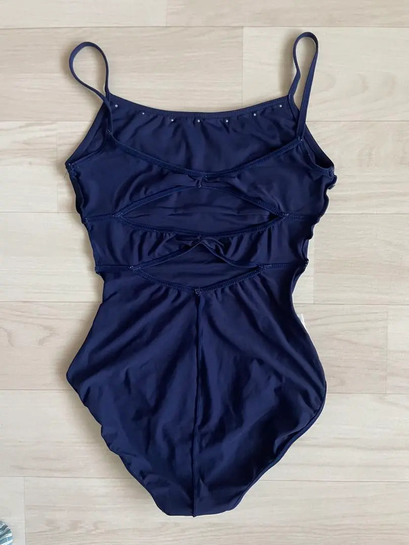 Malakov Chacott Ballet Leotard Size S Women's Adult Navy