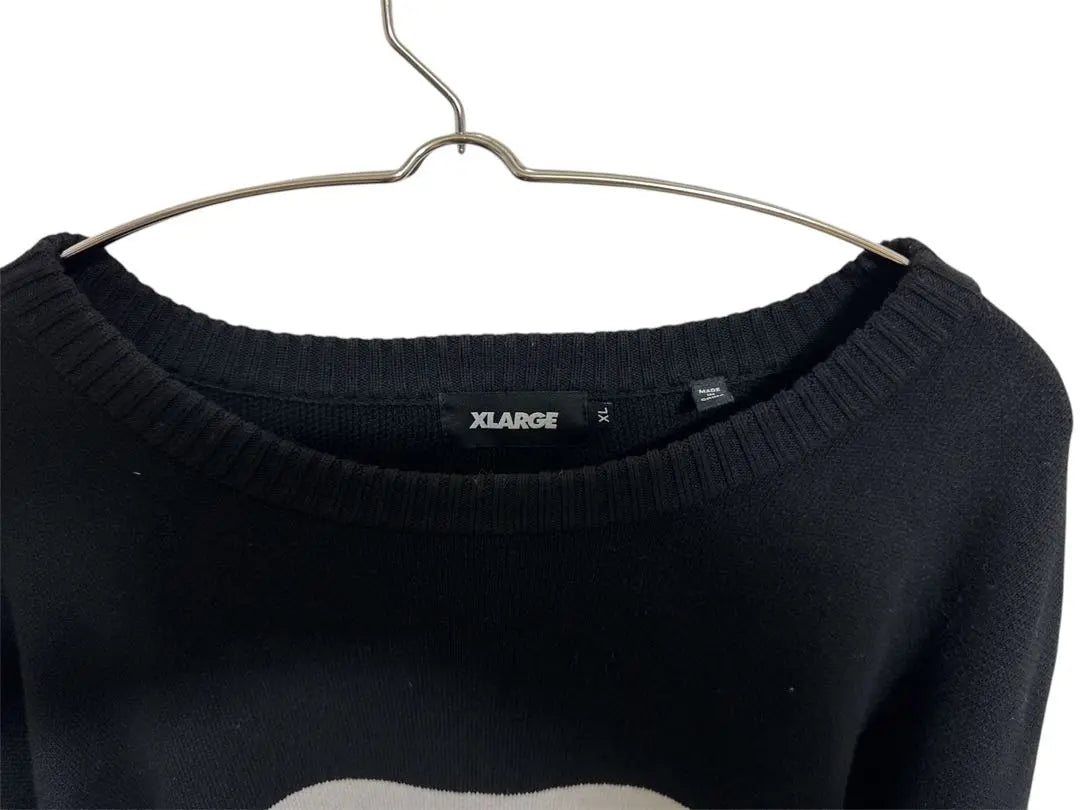 XLARGE Black Grey Sweater XL Size Extra Large Men's