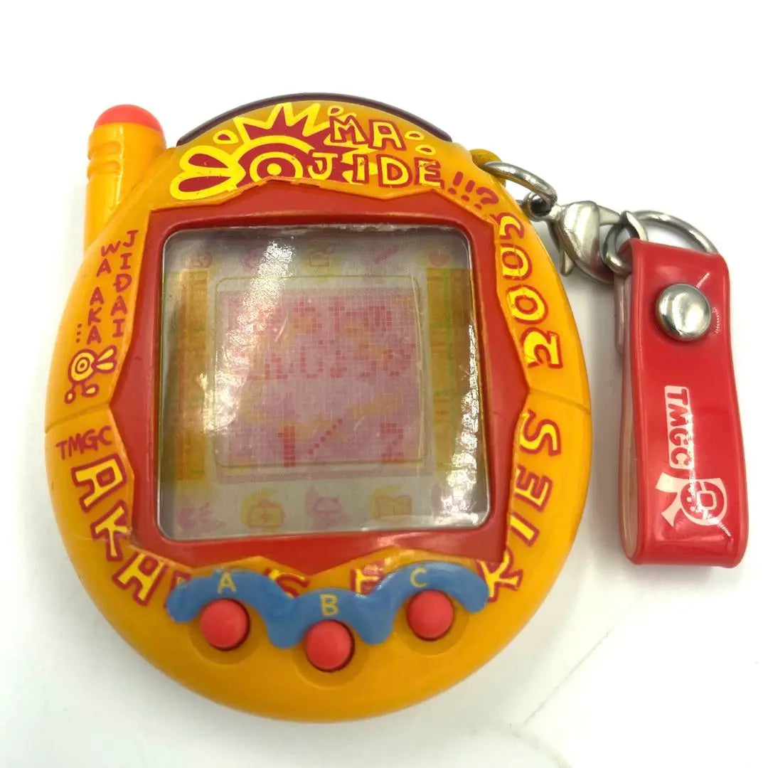 [Working product] Congratulations Mobile phone Kaits Tamagotchi Plus Red Series Majide Orenji | 【動作品】祝ケータイかいツーたまごっちプラス赤いシリーズ　マジデおれんじ