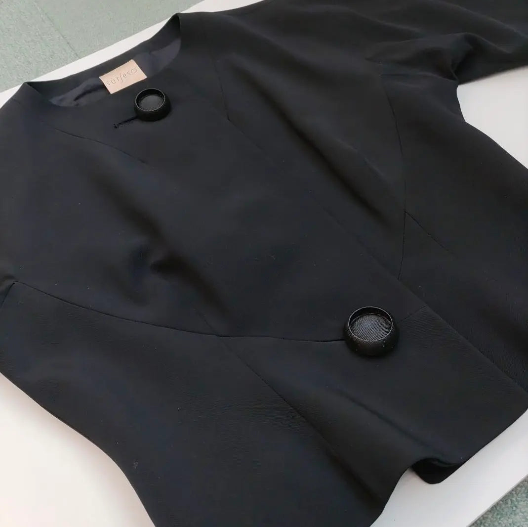 ★Good condition★ World Suceso Suit Setup 100% Wool 38M Black