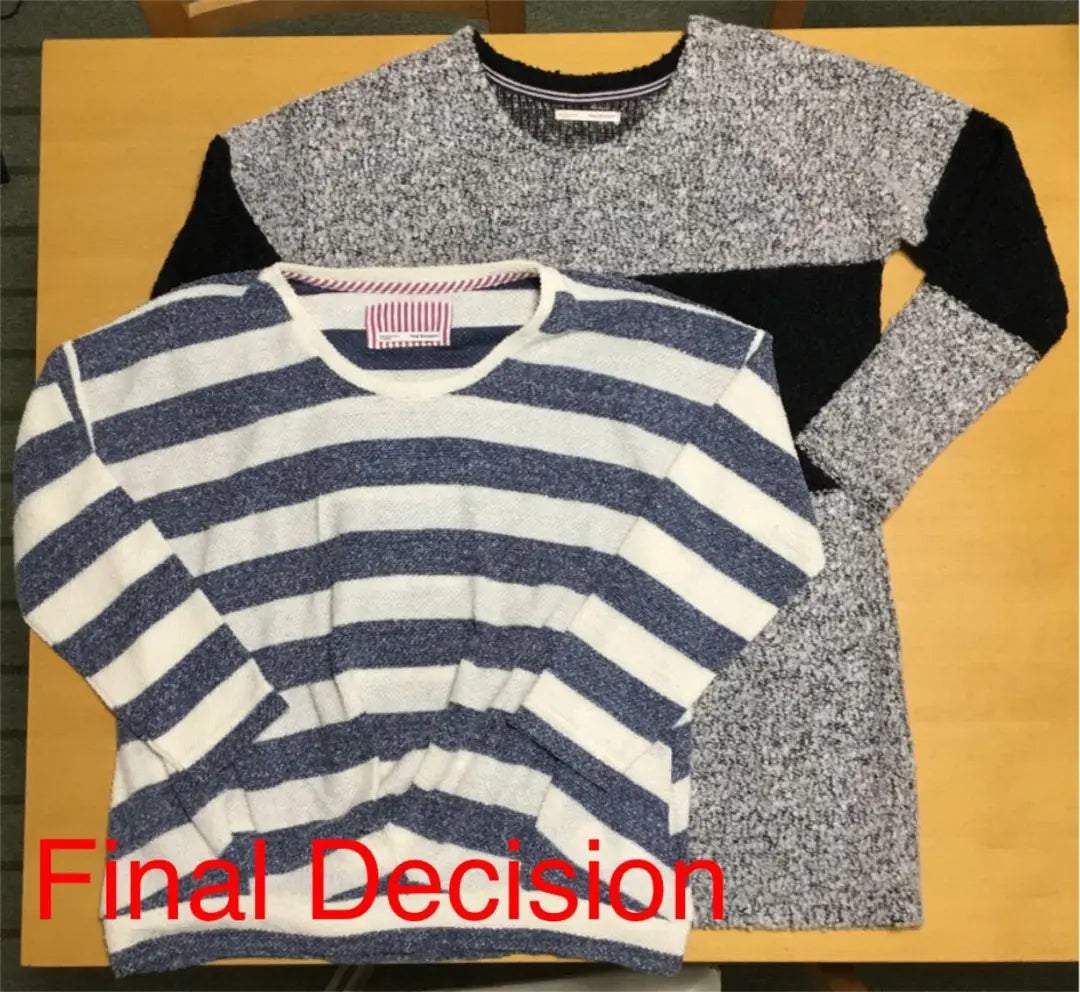 ★M014★Store listed by wife [Good condition] Sweater & Autumn Top Final decision