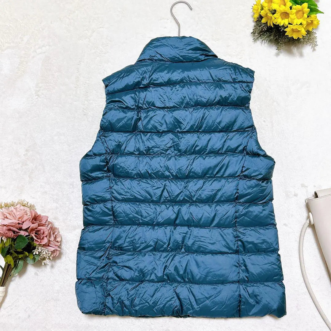 3642◆Uniqlo(M) Ultra Light Down Vest Down Feather Green | 3642◆ユニクロ(M)ウルトラライトダウンベスト　ダウン　フェザー　グリーン