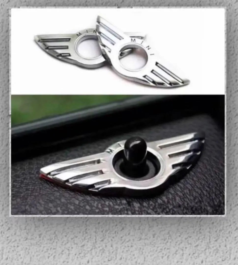 MINI Door Pin Lock Emblem Set of 2 Interior Stickers