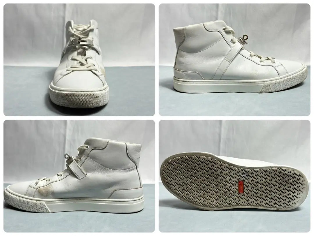 HERMES Daydream High-Cut Sneakers 42 1/2 27cm