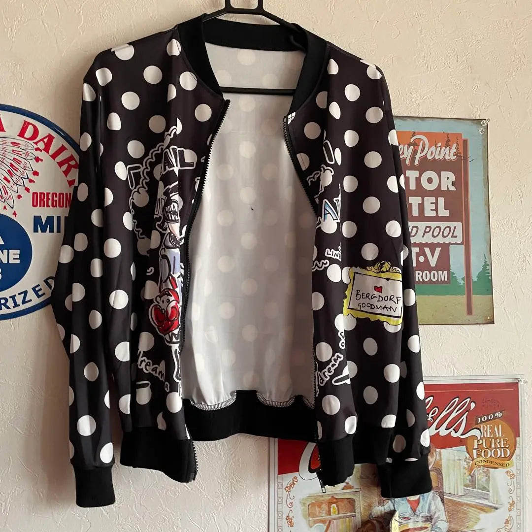 ❤️Jacket❤️Polka dot pattern❤️Dot pattern❤️Hippie❤️Unisex❤️Lady Gaga❤️Naka Risa