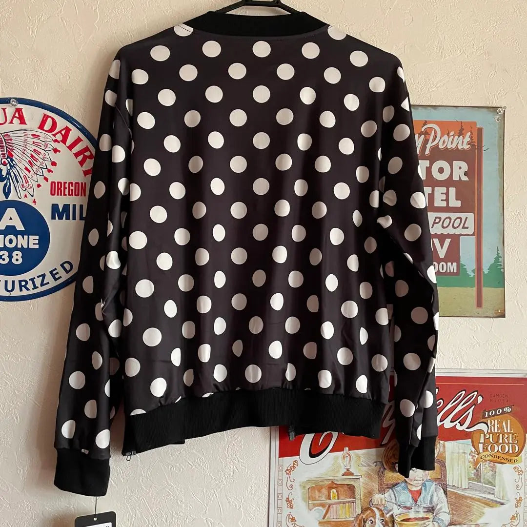 ❤️Jacket❤️Polka dot pattern❤️Dot pattern❤️Hippie❤️Unisex❤️Lady Gaga❤️Naka Risa